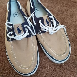 POLO RALPH LAUREN canvas upper shoes